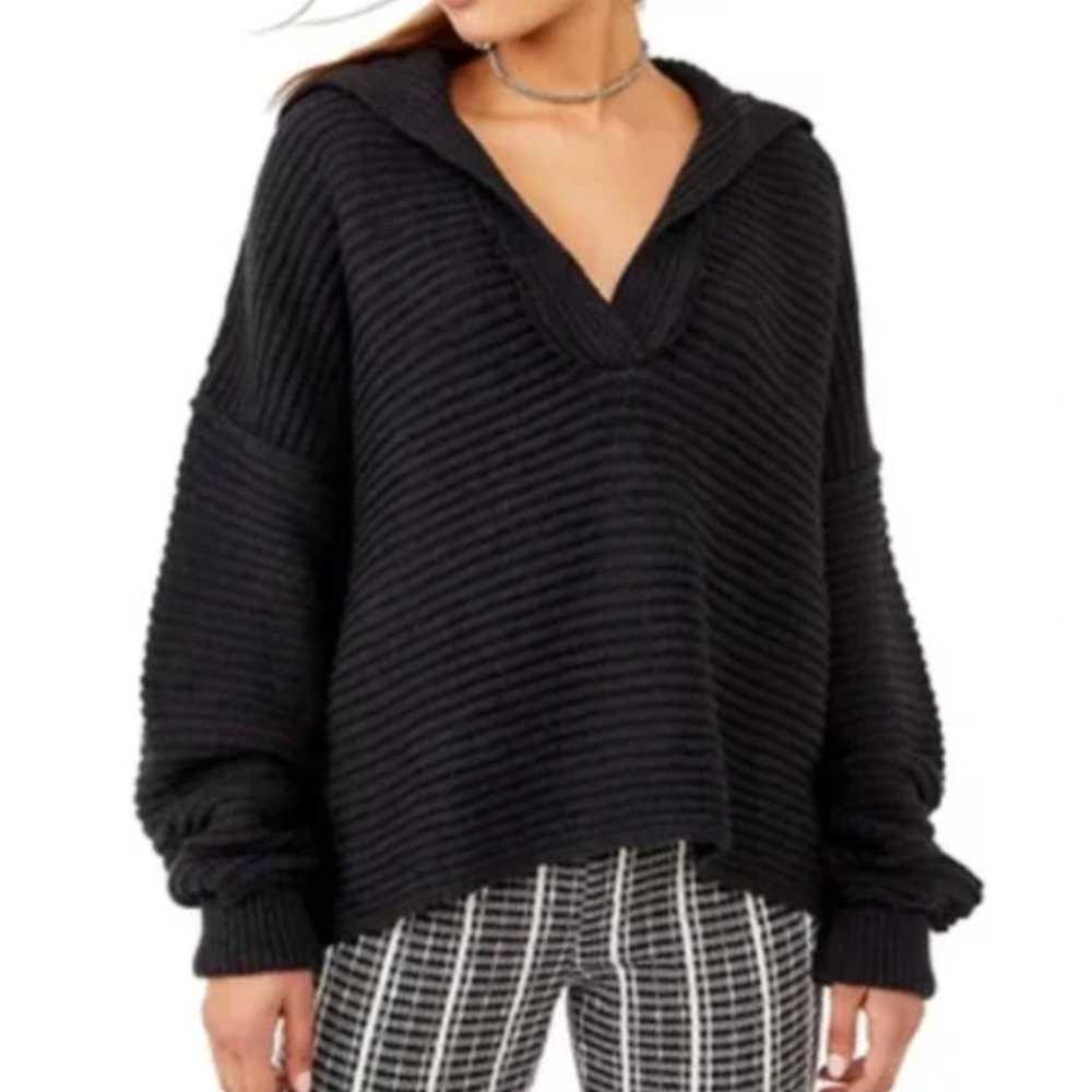 COPY - Free People Marlie Collared Pullover Sweater